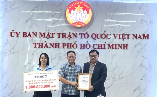 Thaco Trường Hải ủng hộ 1 tỷ đồng chăm lo Tết tại TP.HCM