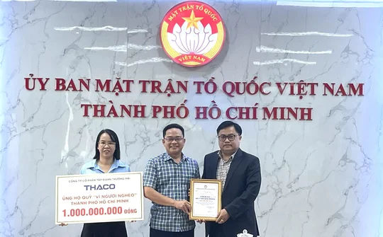 Thaco Trường Hải ủng hộ 1 tỷ đồng chăm lo Tết tại TP.HCM