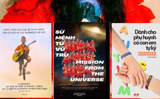 Tác giả/Dịch giả Khánh Phương xuất bản 3 cuốn sách song ngữ về trẻ tự kỷ tại Bắc Mỹ