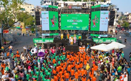 Bùng nổ đường đua Mastercard Kids Run 2024