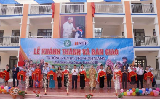 Khánh thành 2 công trình lớp học trị giá 12,5 tỷ đồng tại tỉnh Điện Biên do SHB trao tặng