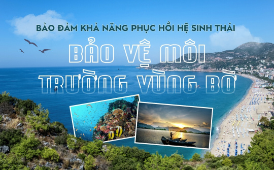 Bảo đảm khả năng phục hồi của hệ sinh thái, bảo vệ môi trường vùng bờ