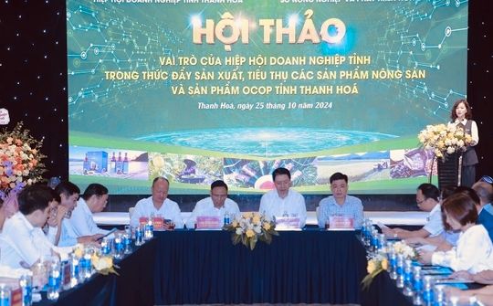 Hiệp hội Doanh nghiệp Thanh Hóa phát huy vai trò, thúc đẩy sản xuất, tiêu thụ các sản phẩm nông sản và sản phẩm OCOP