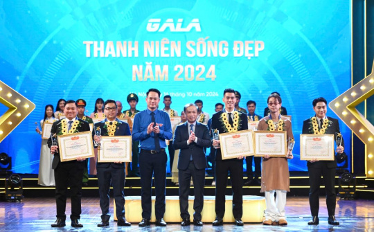 Tuyên dương 20 gương thanh niên sống đẹp năm 2024