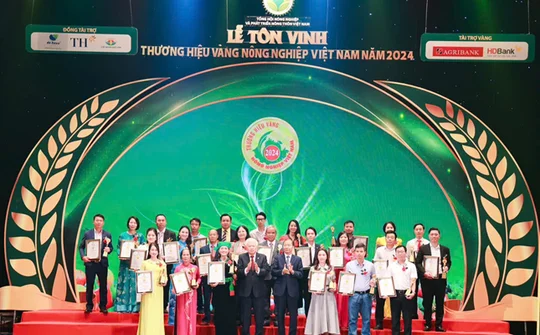 Vinh danh 88 Thương hiệu Vàng nông nghiệp Việt Nam năm 2024