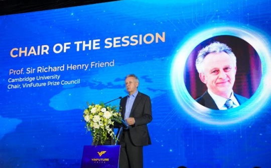 GS. Sir. Richard Henry Friend: Giải thưởng VinFuture là tấm gương phản chiếu đổi mới toàn cầu