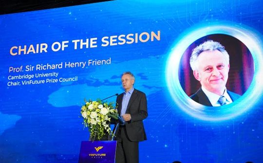 GS. Sir. Richard Henry Friend: Giải thưởng VinFuture là tấm gương phản chiếu đổi mới toàn cầu