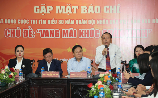 Phát động cuộc thi “Tìm hiểu 80 năm truyền thống vẻ vang của QĐND Việt Nam anh hùng” với chủ đề “Vang mãi khúc quân hành”