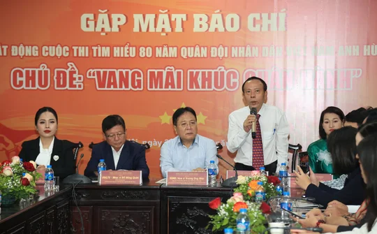 Phát động cuộc thi “Tìm hiểu 80 năm truyền thống vẻ vang của QĐND Việt Nam anh hùng” với chủ đề “Vang mãi khúc quân hành”