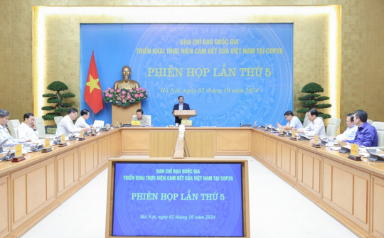 Hướng tới mục tiêu an toàn trước thiên tai, giảm phát thải khí nhà kính, đưa mức phát thải ròng về "0" theo đúng cam kết