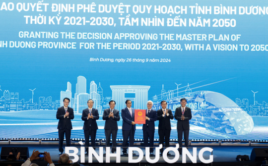 The Announcement of Binh Duong Provincial Master Plan for the period of 2021-2030, with a vision to 2050