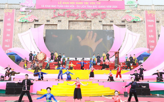Bac Giang to organize Culture - Tourism Week and open Tay Yen Tu Spring Festival in 2025