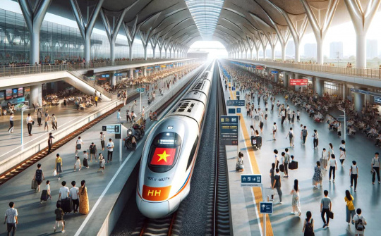 Mỗi nhà ga hành khách đường sắt tốc độ cao sẽ tạo ra một không gian phát triển mới