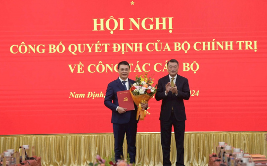 Nam Định có Bí thư Tỉnh ủy mới