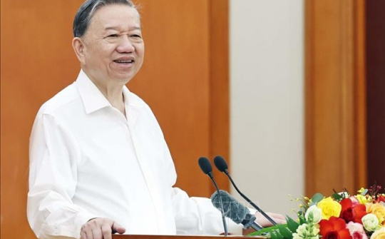 Tổng Bí thư Tô Lâm làm việc với Tiểu ban KTXH Đại hội XIV của Đảng