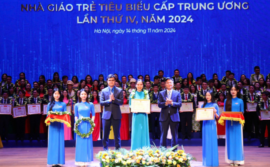 Trung ương Đoàn Thanh niên tuyên dương 99 nhà giáo trẻ tiêu biểu