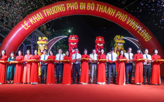 Vĩnh Long khai trương tuyến phố đi bộ tại dự án của T&T Group