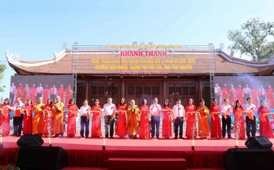 Phổ Yên, Thái Nguyên: Khánh thành công trình tu bổ, tôn tạo Di tích đền thờ Lý Nam Đế