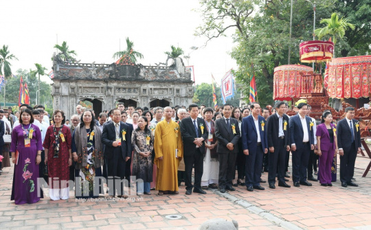 Ninh Bình: Tưởng nhớ và tri ân công đức Đức Thánh Nguyễn