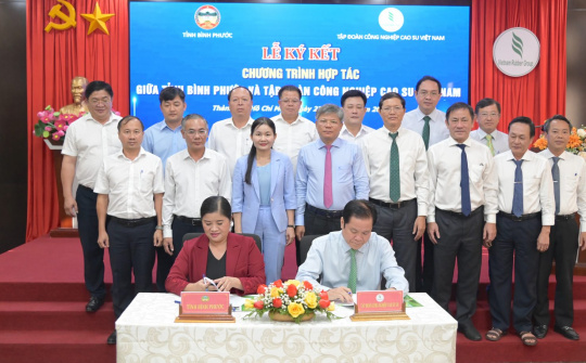 VRG ký kết chương trình hợp tác với tỉnh Bình Phước