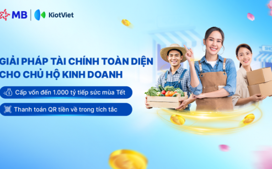 MB cùng KiotViet đem lại giải pháp tài chính toàn diện tiếp sức cho hộ kinh doanh mùa Tết 2025