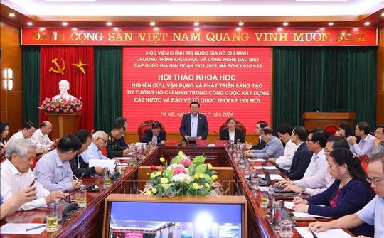 Nghiên cứu, vận dụng sáng tạo tư tưởng Hồ Chí Minh trong xây dựng đất nước