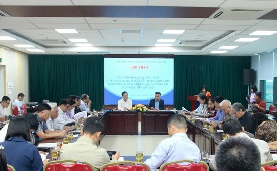 Liên hiệp Hội Việt Nam đánh giá 5 năm thực hiện Quy hoạch phát triển và quản lý báo chí