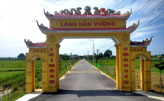 Thiệu Chính cán đích xã Nông thôn mới nâng cao