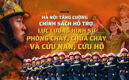 Hà Nội tăng cường chính sách hỗ trợ lực lượng hình sự phòng cháy, chữa cháy và cứu nạn, cứu hộ