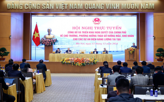 Tháo gỡ ngay các vướng mắc để khai thác sử dụng đối với các dự án điện năng lượng tái tạo