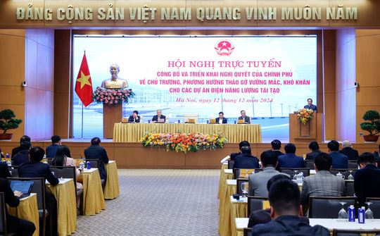 Tháo gỡ ngay các vướng mắc để khai thác sử dụng đối với các dự án điện năng lượng tái tạo