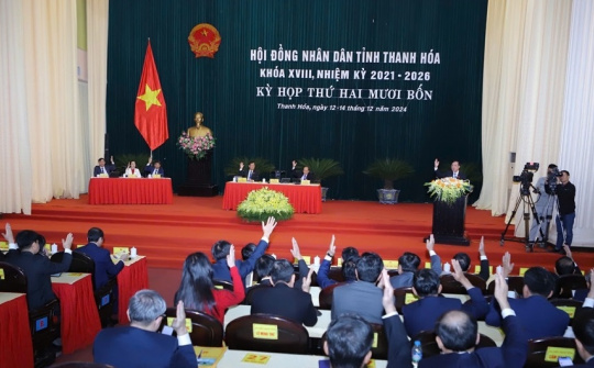 Thanh Hóa: Bế mạc Kỳ họp thứ 24, HĐND tỉnh khóa XVIII thông qua 38 Nghị quyết