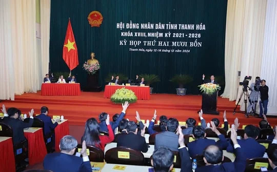 Thanh Hóa: Bế mạc Kỳ họp thứ 24, HĐND tỉnh khóa XVIII thông qua 38 Nghị quyết