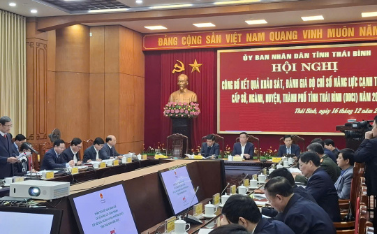 Thái Bình công bố Bộ chỉ số DDCI năm 2024