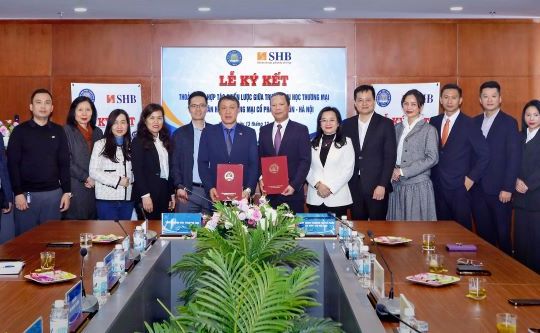 SHB ký kết hợp tác chiến lược với Trường Đại học Thương mại