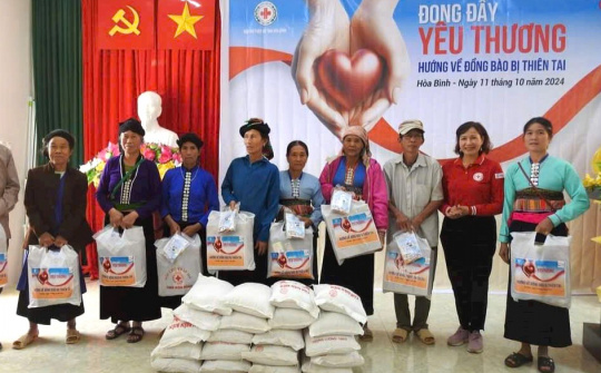 Hội Chữ thập đỏ tỉnh Hòa Bình: Phát huy vai trò nòng cốt trong sự nghiệp nhân đạo, an sinh xã hội
