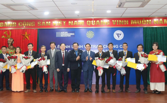 Việt Nam có 77 kỹ sư được công nhận là kỹ sư chuyên nghiệp ASEAN năm 2024