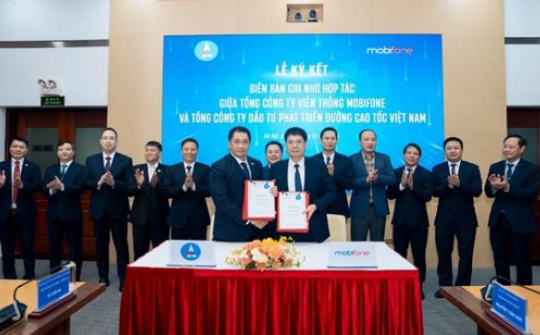MobiFone ký kết biên bản ghi nhớ hợp tác với Tổng công ty Đầu tư phát triển đường cao tốc Việt Nam