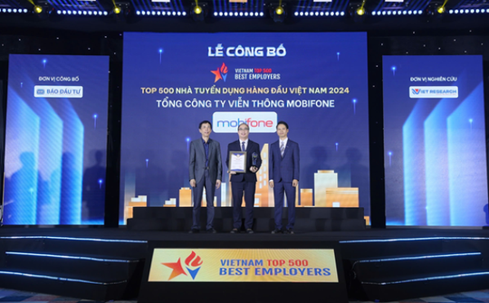 MobiFone “đại thắng” tại lễ công bố và vinh danh top 500 doanh nghiệp tạo giá trị hàng đầu Việt Nam 2024