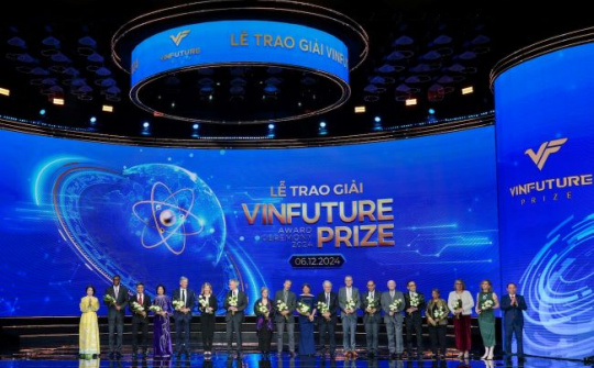 Giải thưởng VinFuture năm 2024 vinh danh 4 công trình khoa học “Bứt phá kiên cường”