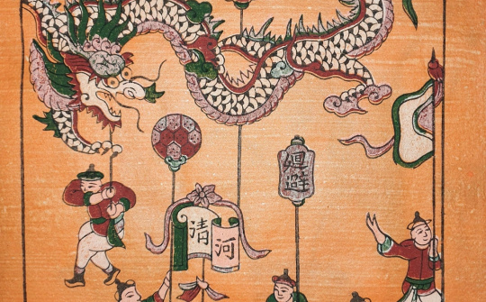 Favourite folk woodcut paintings during the Tet holiday in Vietnam