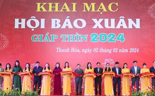 Thanh Hóa: Khai mạc Hội Báo Xuân Giáp Thìn 2024