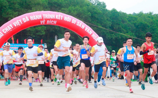 Giải việt dã “Hành trình kết nối di sản văn hóa”