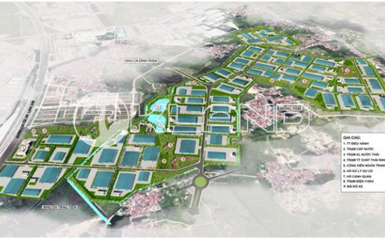 Đầu tư dự án đầu tư xây dựng và kinh doanh kết cấu hạ tầng khu công nghiệp Việt Hàn mở rộng