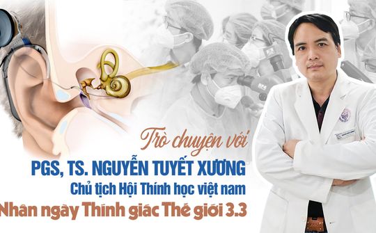 Trò chuyện với PGS-TS Nguyễn Tuyết Xương – Chủ tịch Hội Thính học Việt Nam nhân Ngày Thính giác Thế giới 3/3