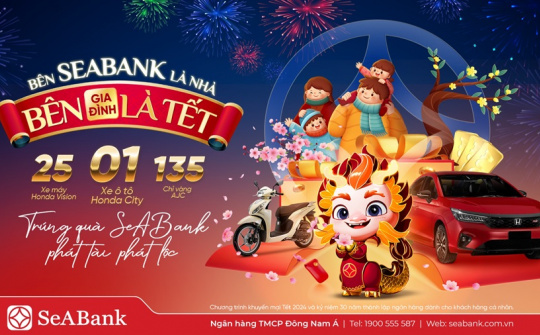 Kỷ niệm thành lập 30 năm, SeABank dành hơn 2 tỷ đồng tri ân khách hàng