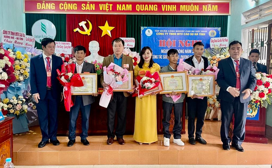 Công ty TNHH MTV Cao su Hà Tĩnh phấn đấu doanh thu 126 tỷ trong năm 2024