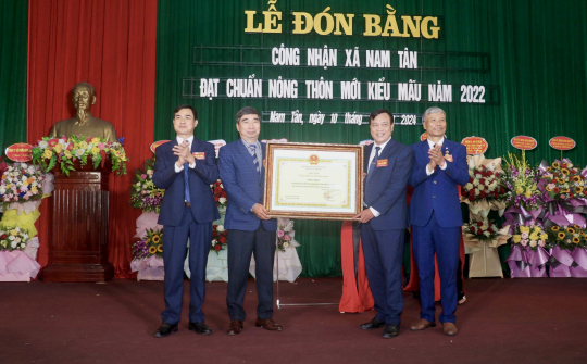 Xây dựng nông thôn mới kiểu mẫu tại xã Nam Tân