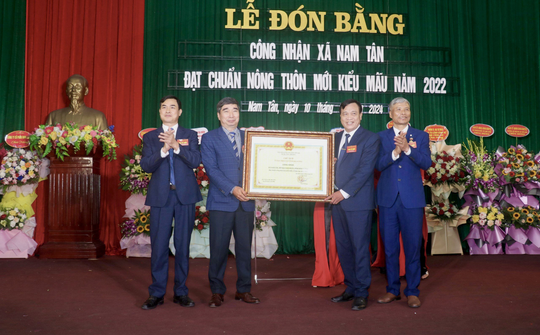 Xây dựng nông thôn mới kiểu mẫu tại xã Nam Tân