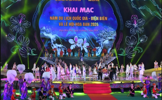 Khai mạc Năm Du lịch Quốc gia - Điện Biên cùng khát vọng "Hội tụ - Hội nhập - Kết nối muôn phương"